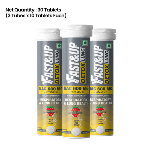 Daily Lung Cleanser with NAC + Vit. C - Strawberry (10 Tab)