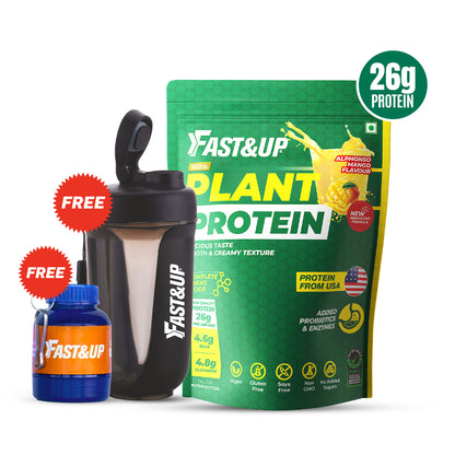 Plant Protein - Alphonso Mango - 25 Servings + Shaker + Scooper
