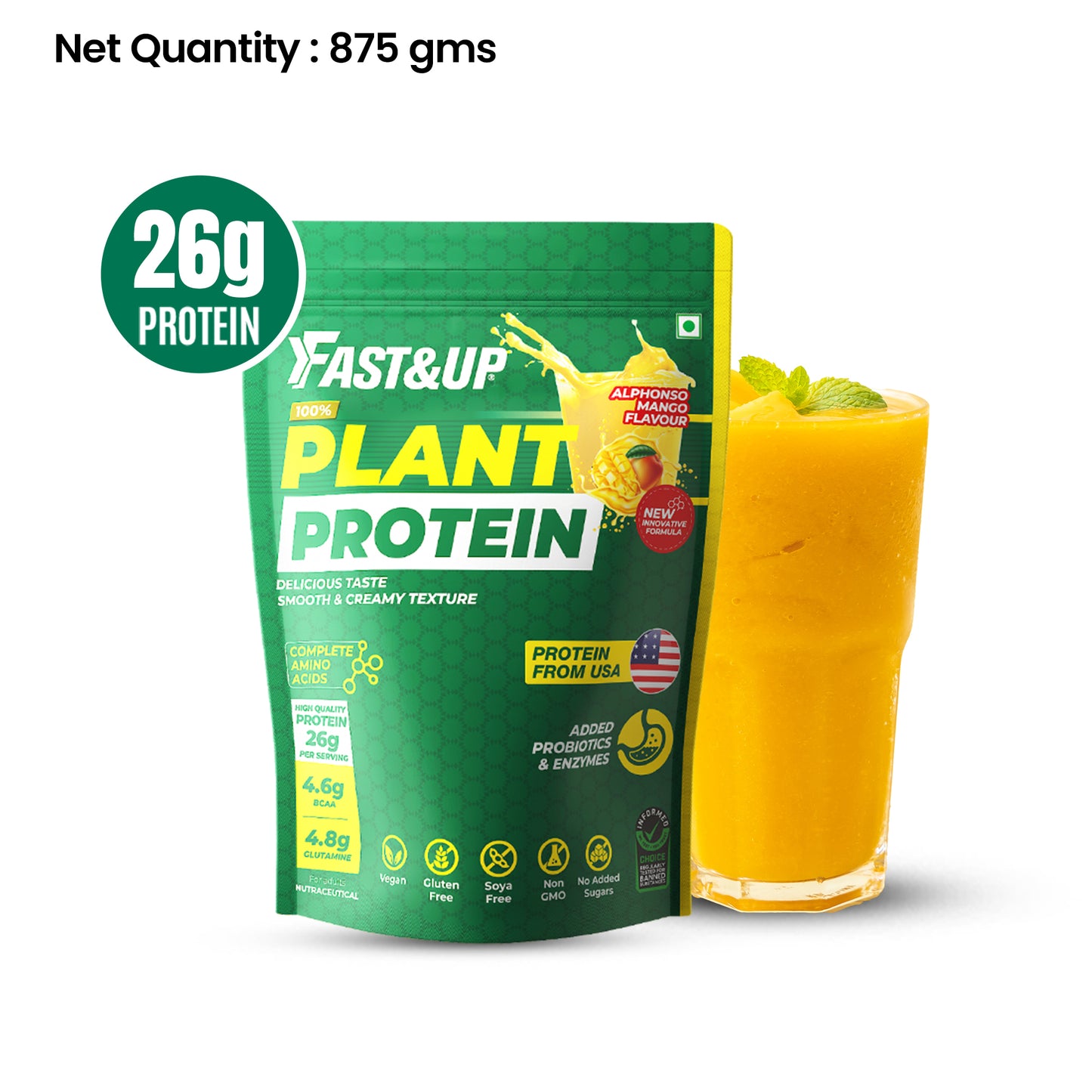 Plant Protein - Alphonso Mango - 25 Servings