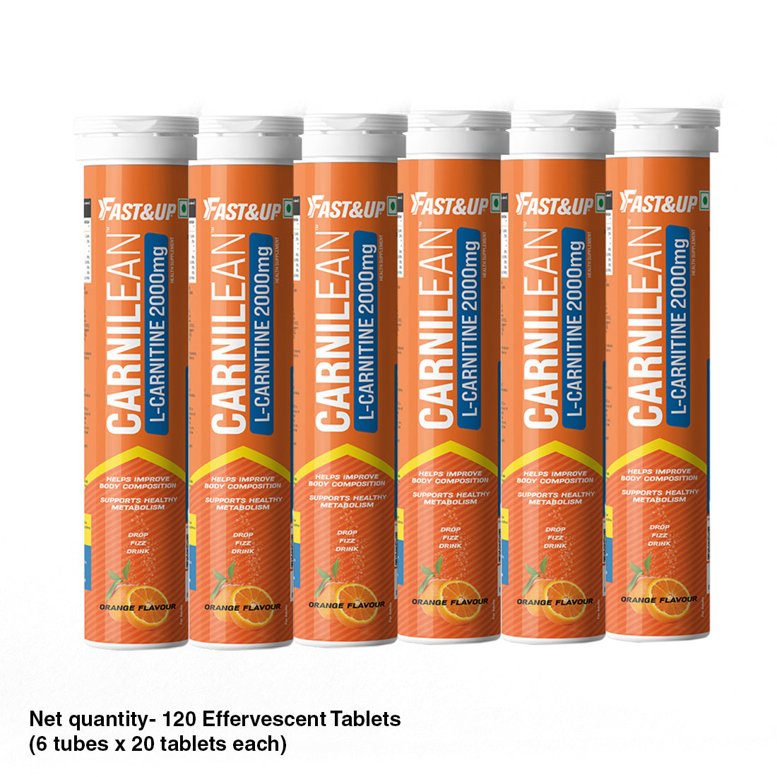 Carnilean 2000mg L-Carnitine For Weight Loss - Orange