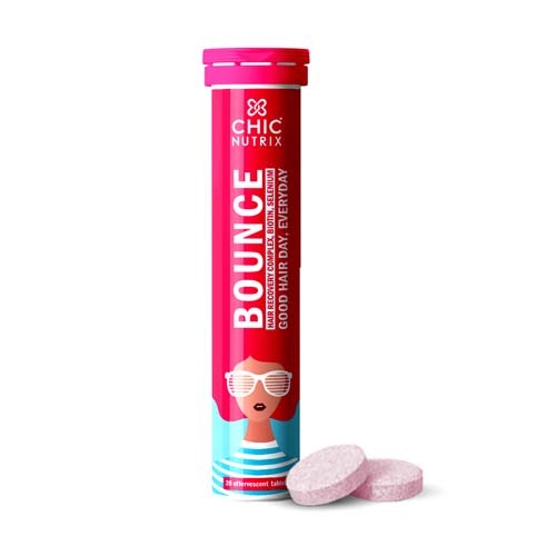 Bounce – Keratin Boosters & Biotin for Hair Growth & Hair Fall Control - Raspberry