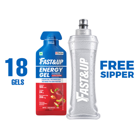 Energy Gel - Caffeinated - Strawberry Banana