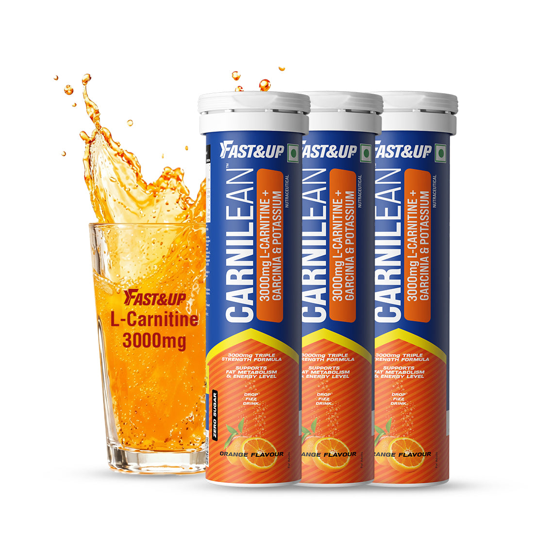 3000mg L-Carnitine for Weight Loss - Orange