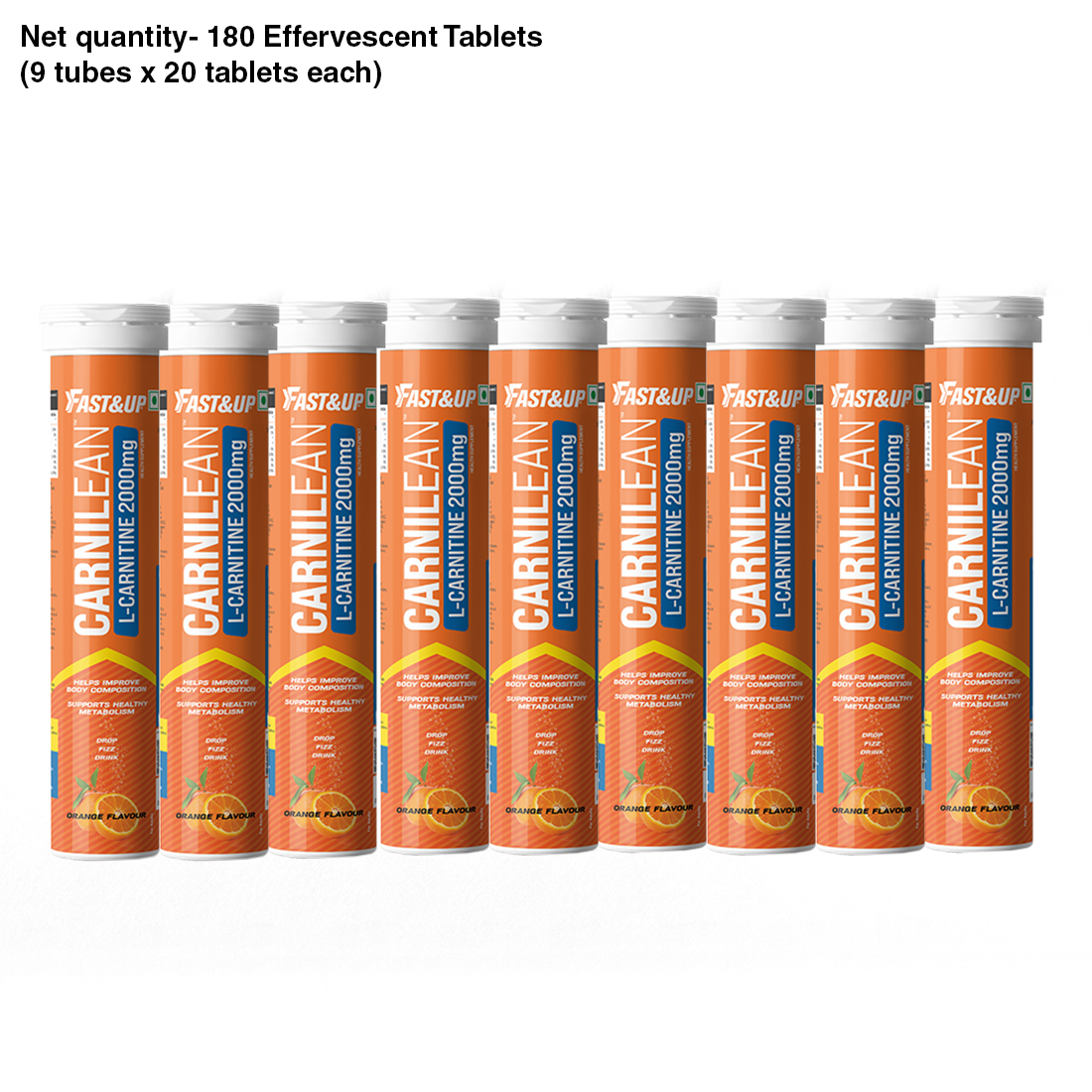 Carnilean 2000mg L-Carnitine For Weight Loss - Orange