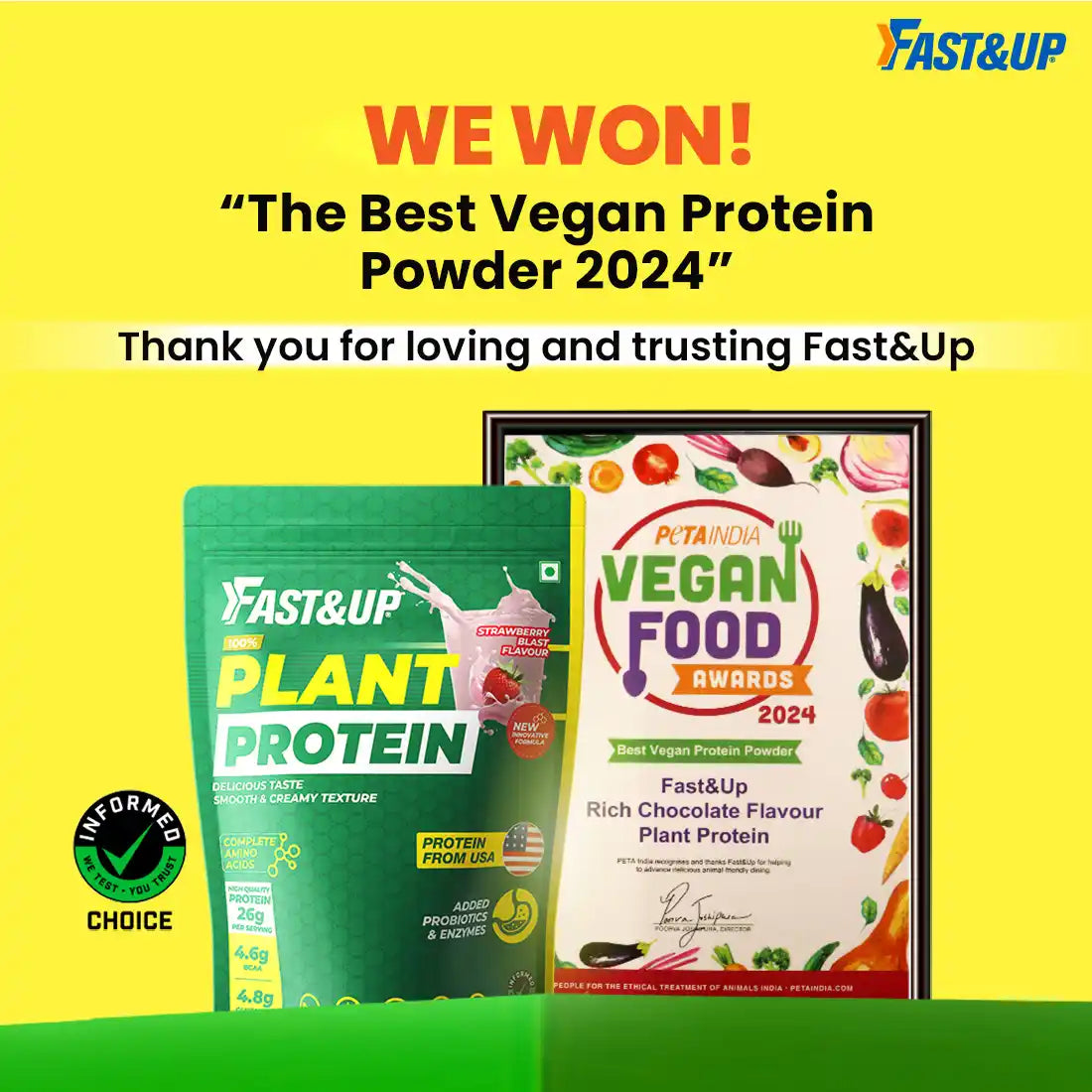 Plant Protein - Strawberry Blast - 25 Servings