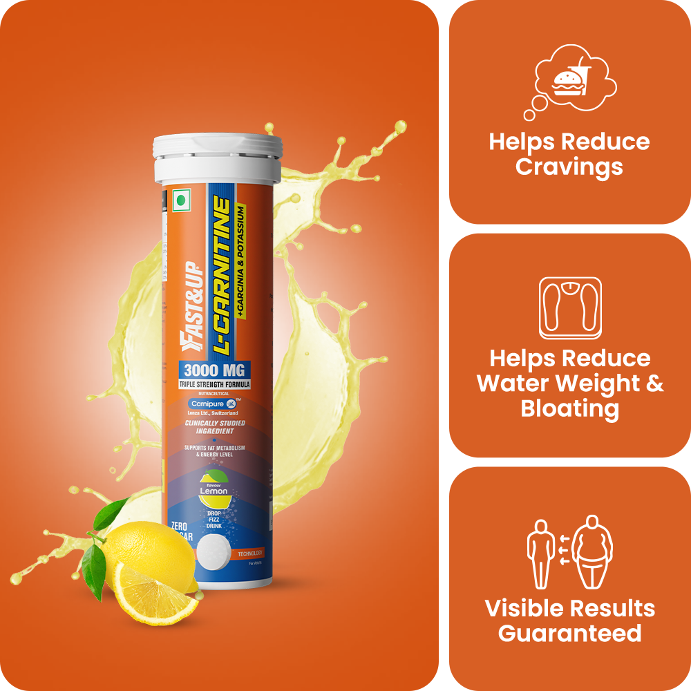 Fast&Up 3000mg L-Carnitine For Fat Loss in India