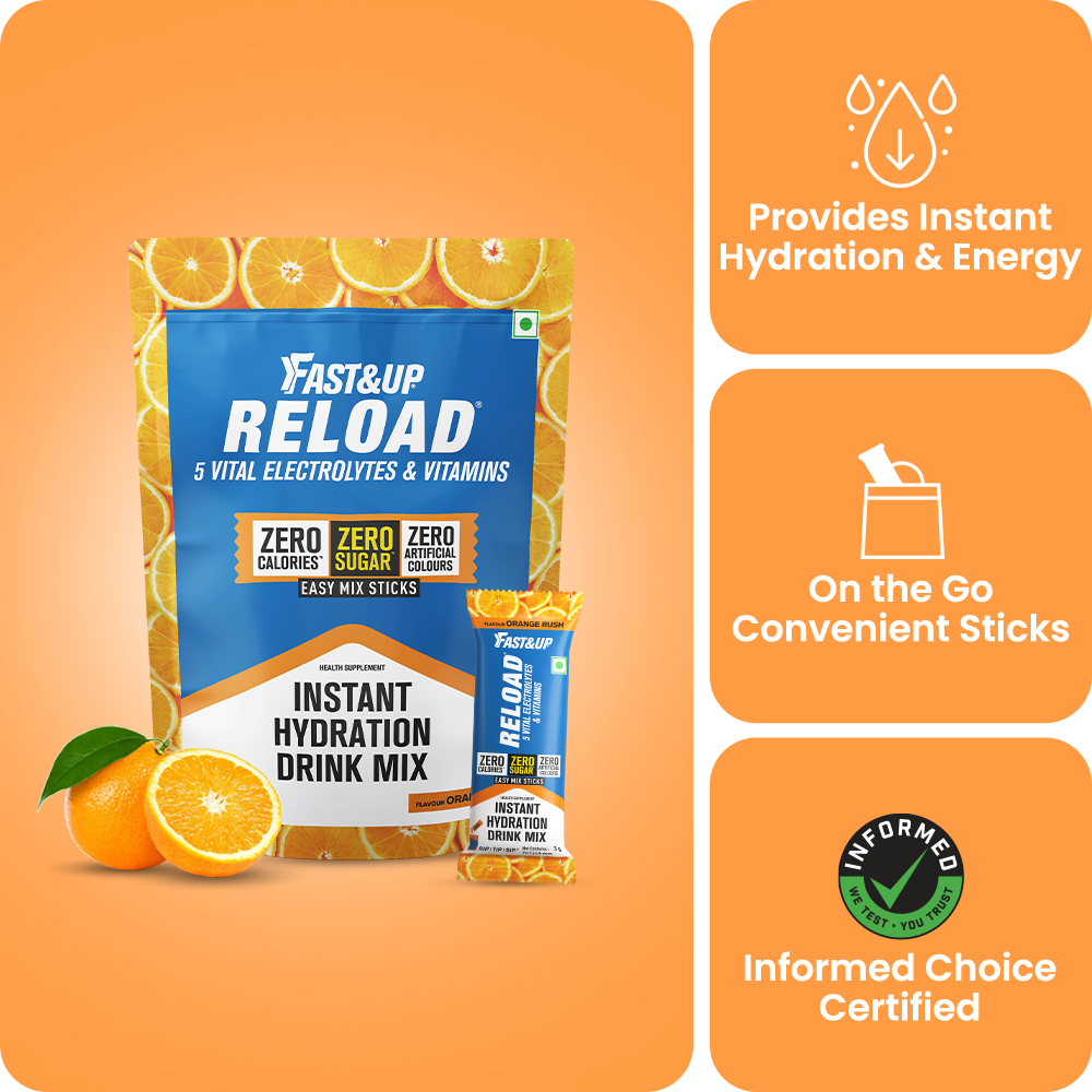 Reload Stick Pack Electrolyte Supplement for Hydration | Orange