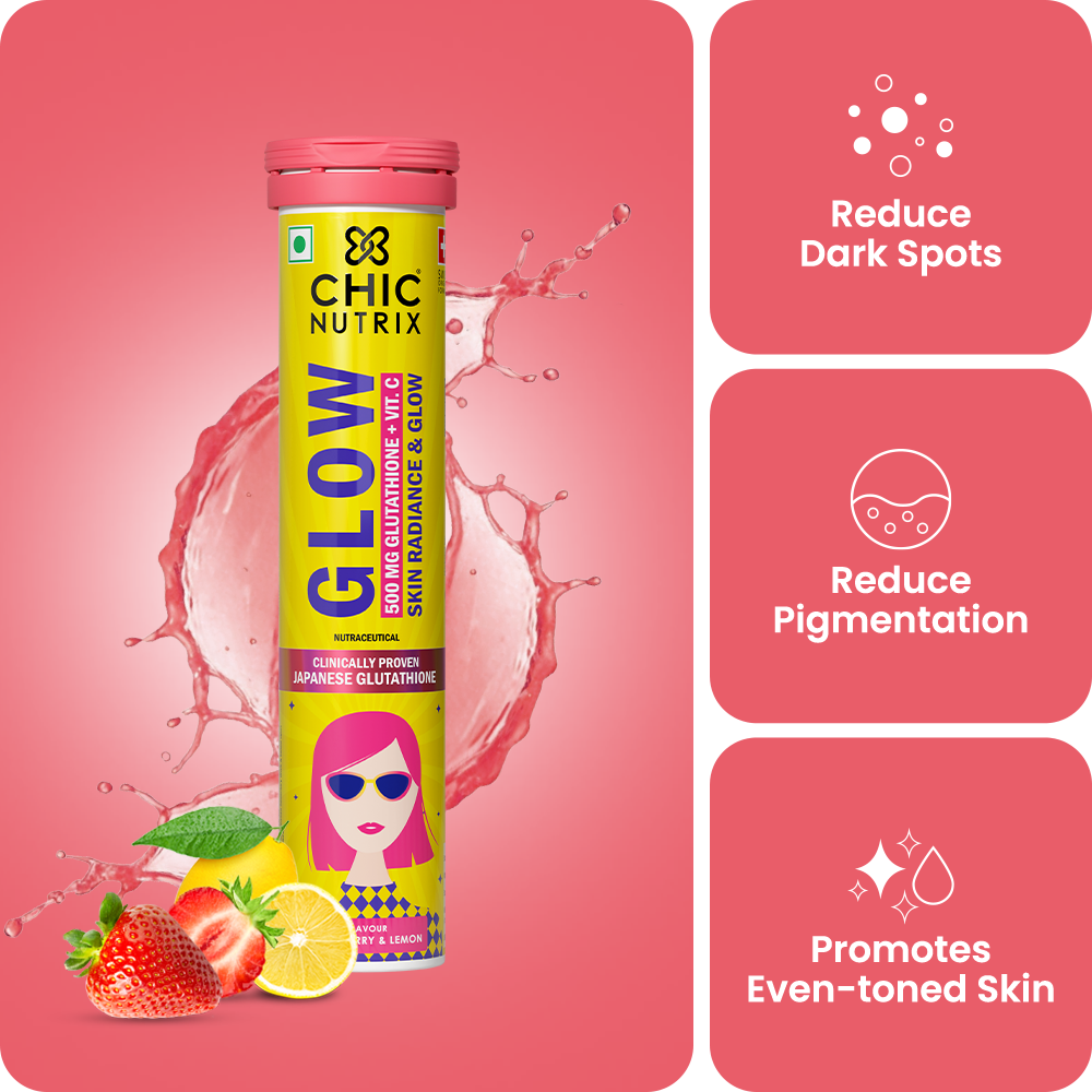 zinc and glutathione together Chicnutrix Glow Glutathione Tablets for Skin Glow