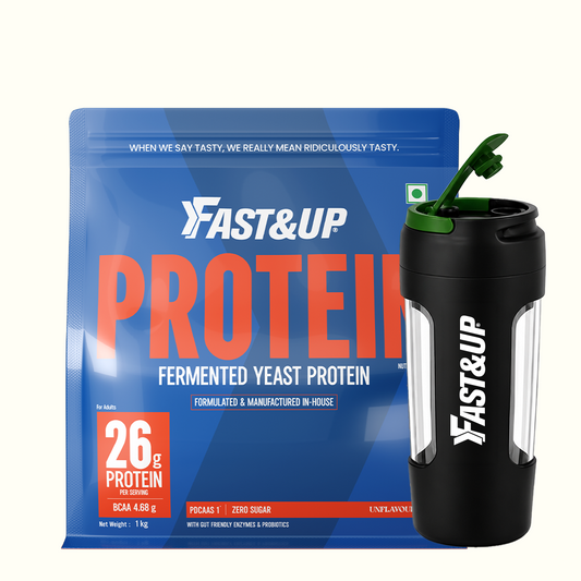 Yeast protein Unflavoured 1kg + Spillproof Shaker