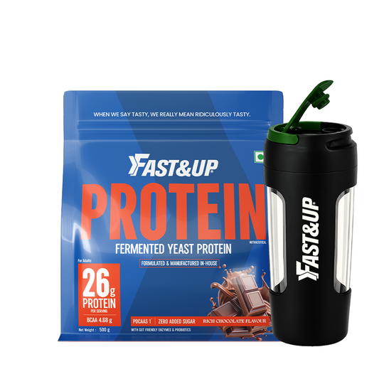 Yeast protein Chocolate 500gms + Spillproof Shaker