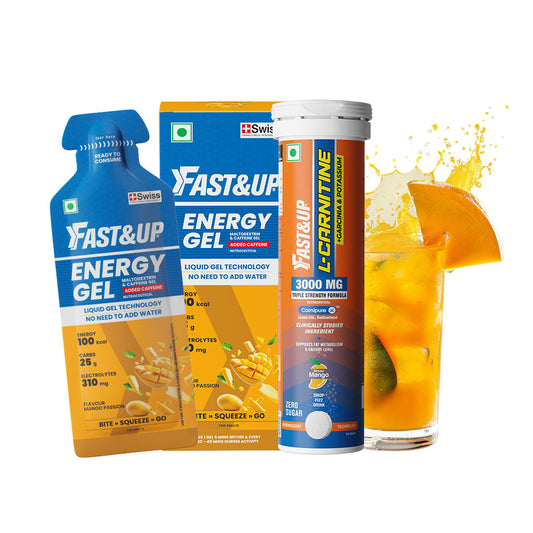 L-Carnitine 3000mg + Energy Gel | Mango