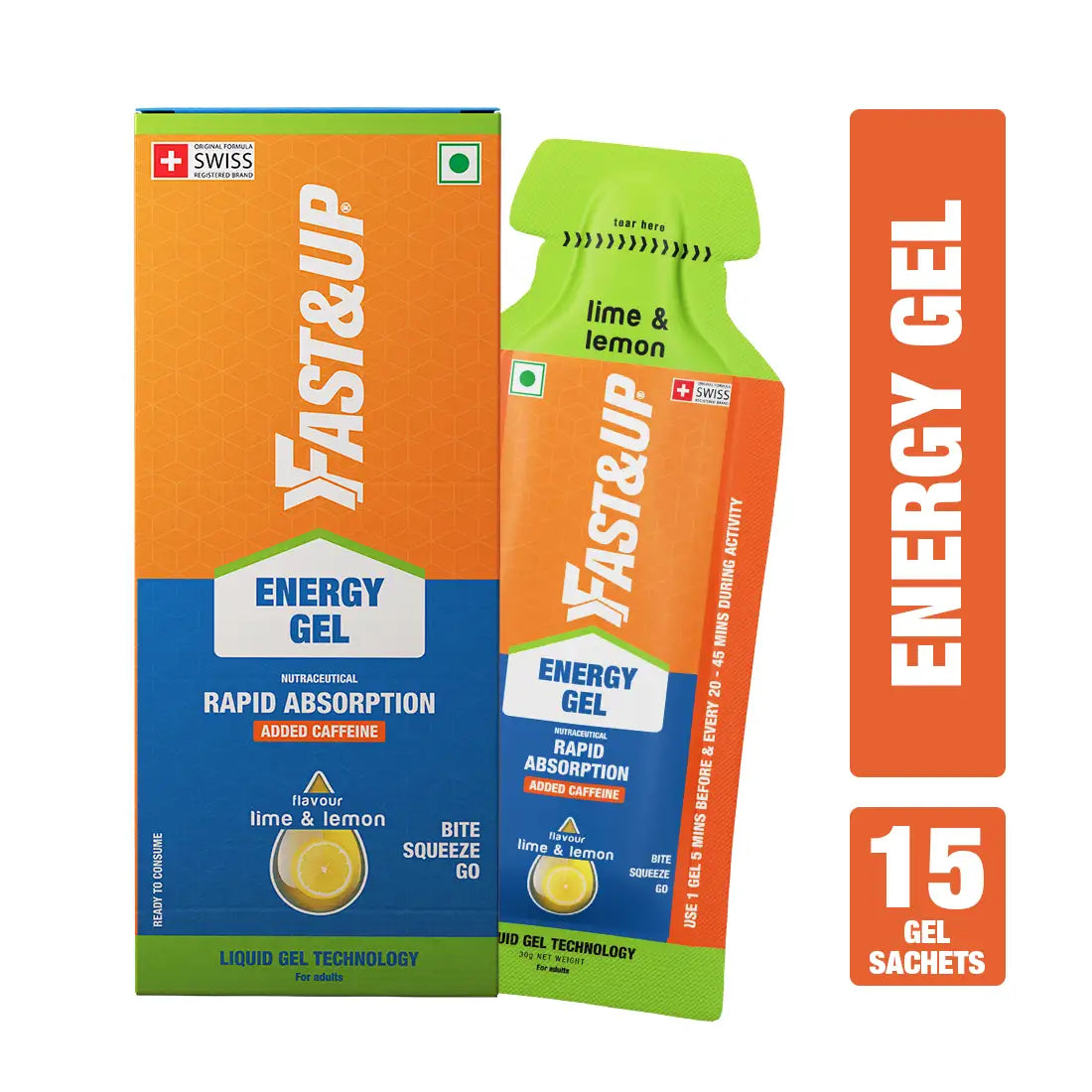 Fast&Up Energy Gel Caffeinated