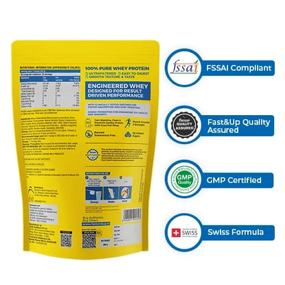 Fast&Up Whey Essentials - Premium Whey Isolate + Concentrate - Creamy Coffee