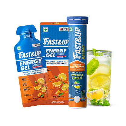 Reload + Energy Gel | Lime & Lemon + Orange Blast Flavour