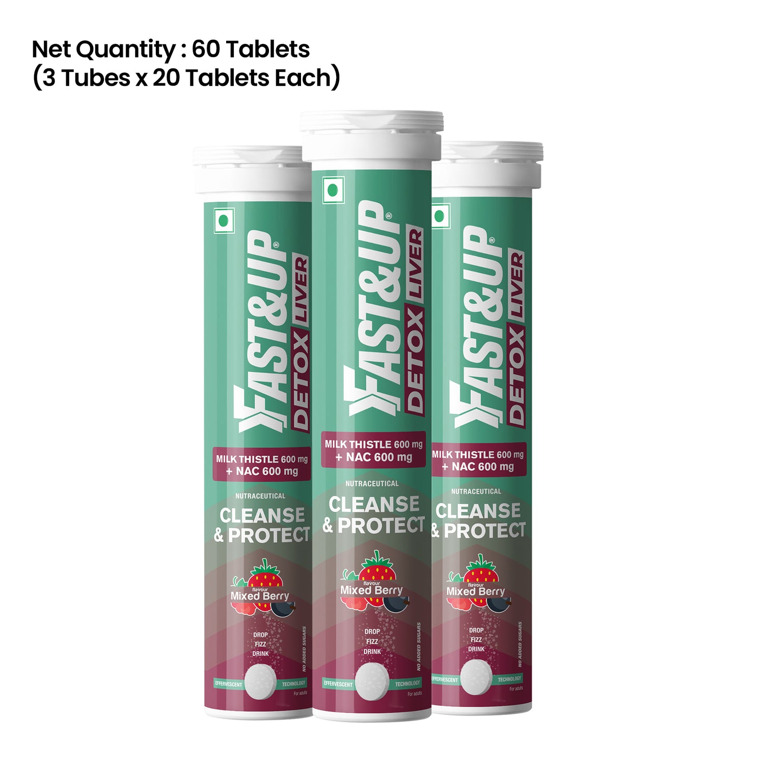 Fastandup Detox Lung Mixed Berry
