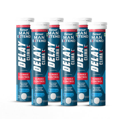Man Extend Delay Climax- India's First Supplement for Better S*x - Fizzy Peach Pack of 6
