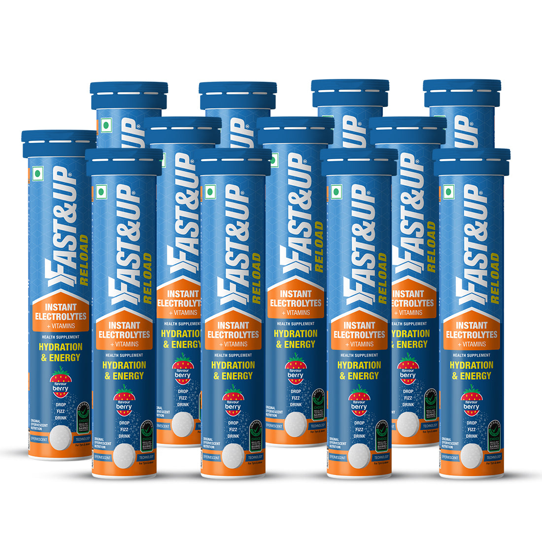 Reload - Low Sugar Instant Hydration Drink - Berry Pack of 12
