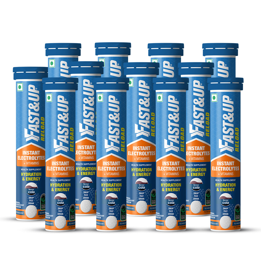 Reload - Low Sugar Instant Hydration Drink - Cola Pack of 12
