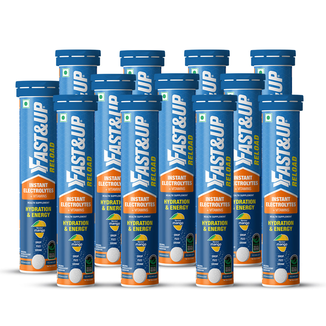 Reload - Low Sugar Instant Hydration Drink - Mango Pack of 12
