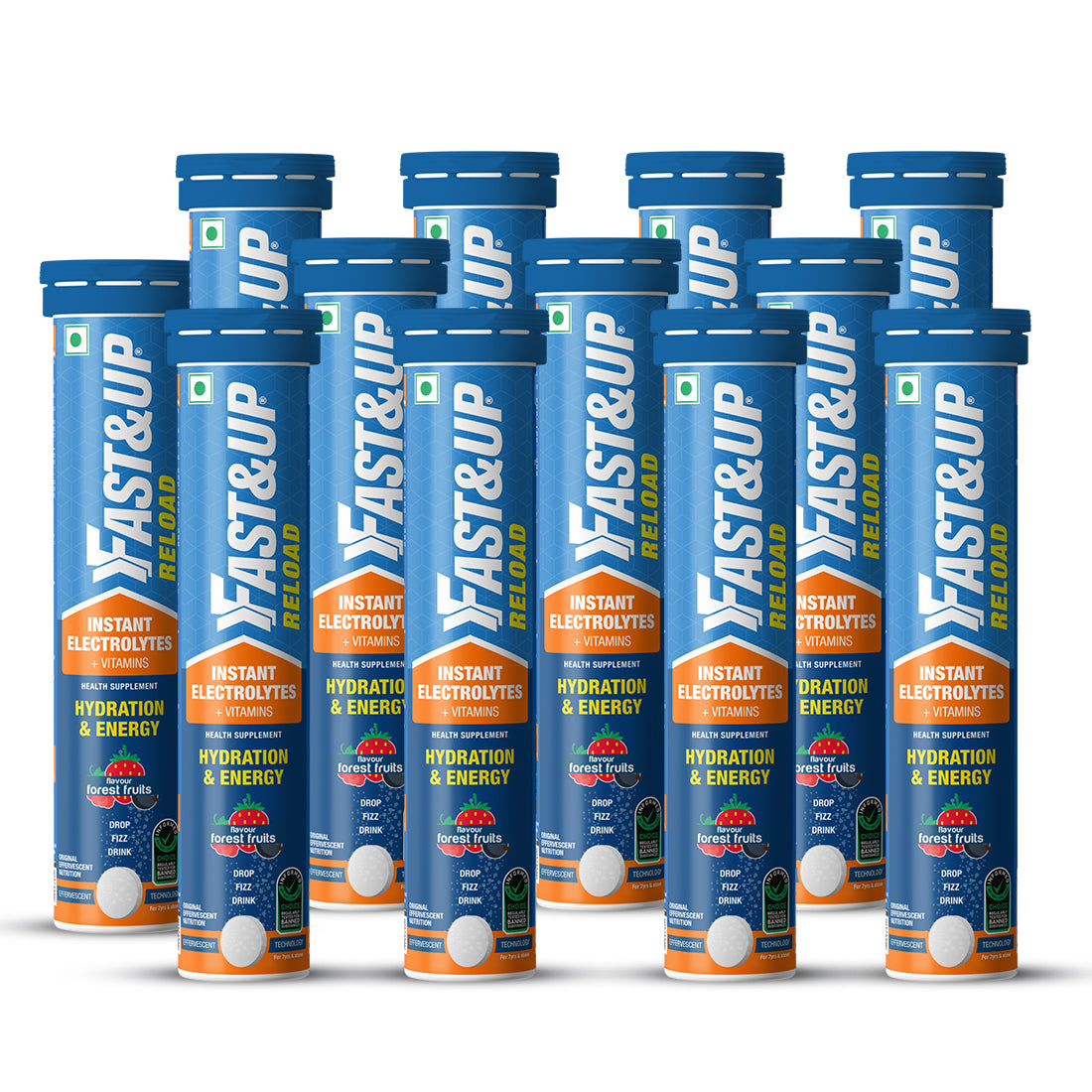 Reload - Low Sugar Instant Hydration Drink - Forest Fruits Pack of 12
