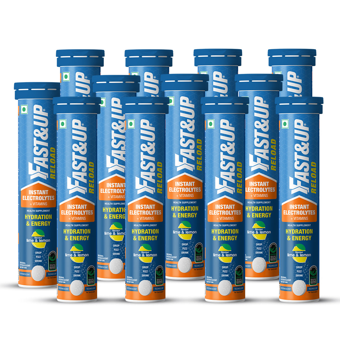 Reload - Low Sugar Instant Hydration Drink - Lemon Pack of 12
