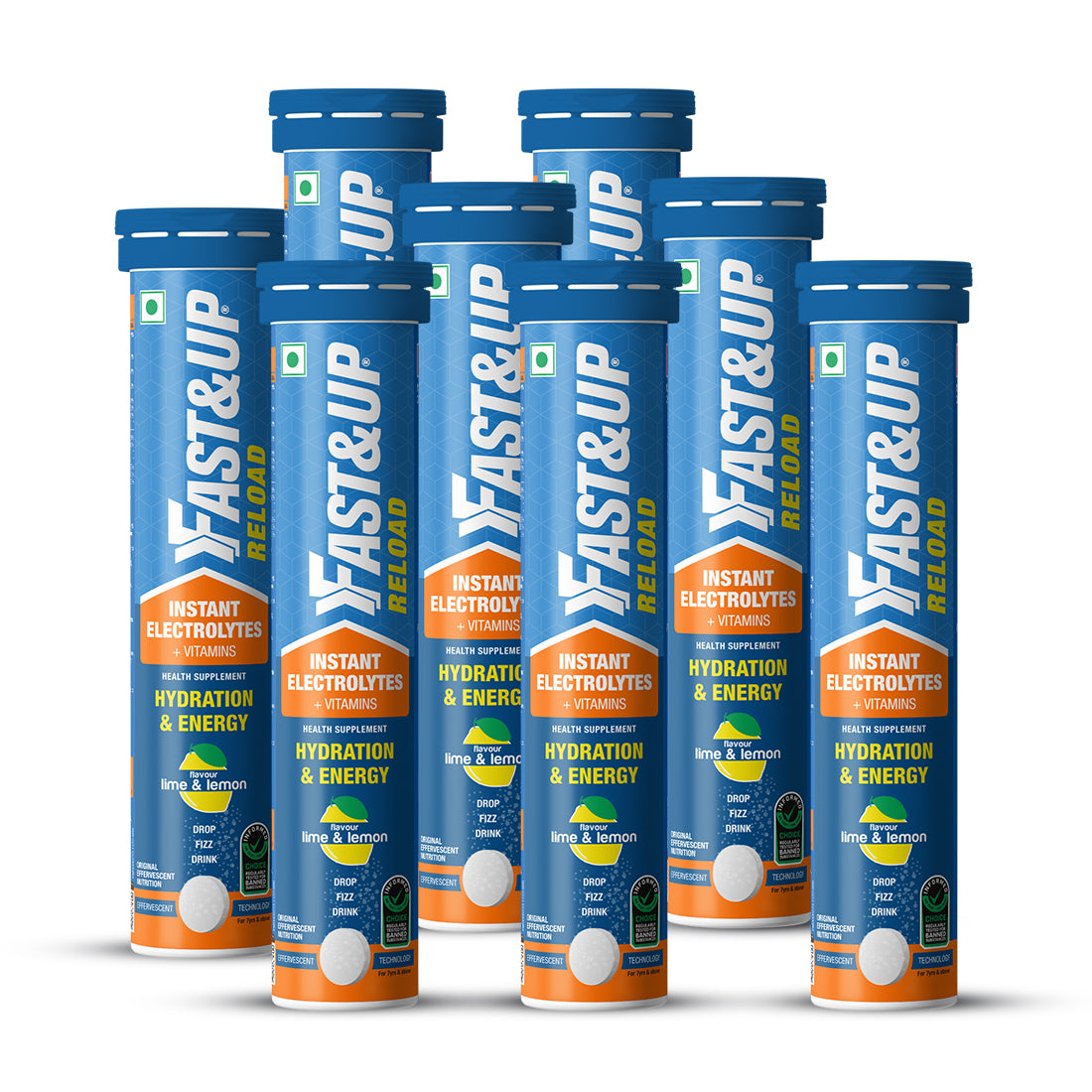 Reload - Low Sugar Instant Hydration Drink - Lemon Pack of 8
