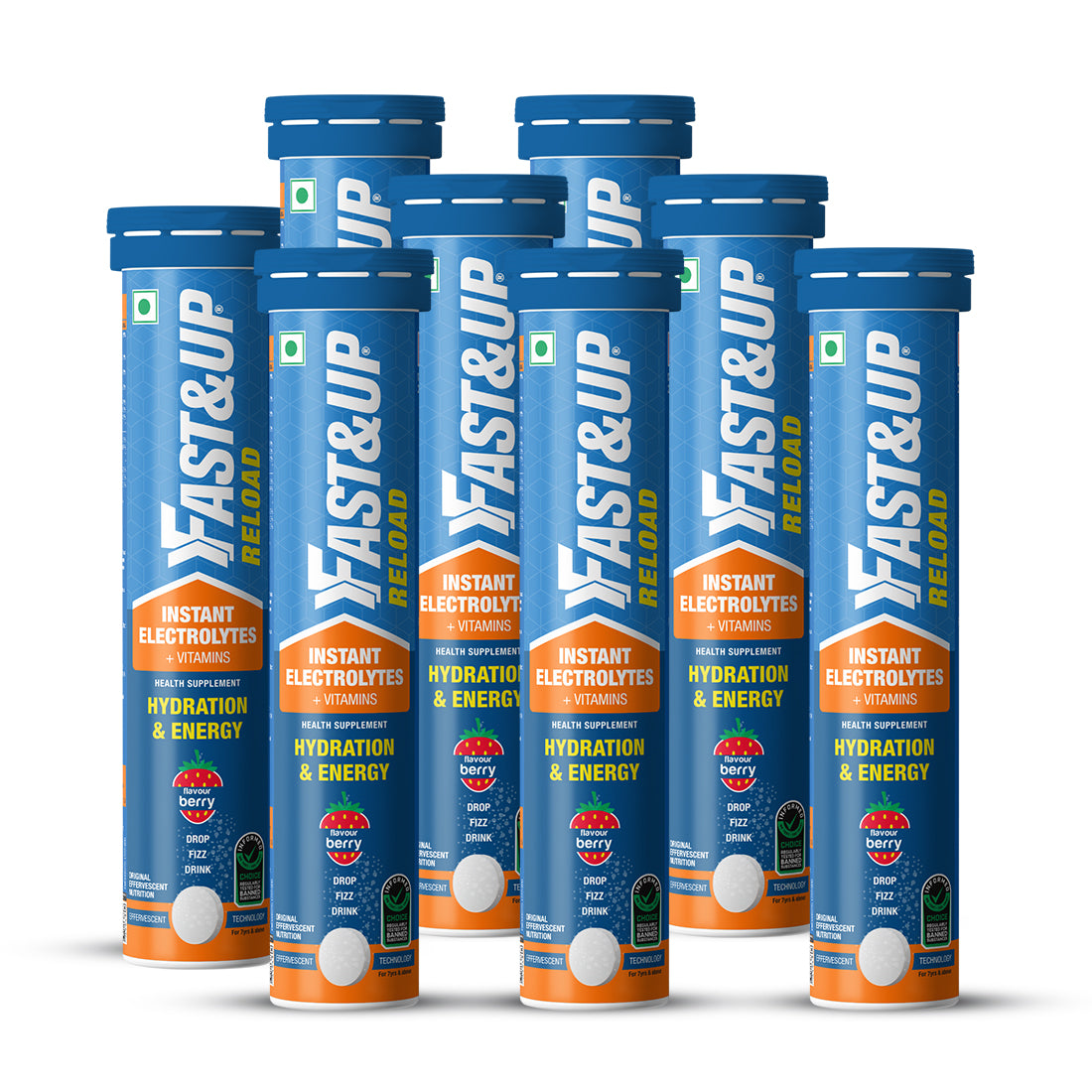 Reload - Low Sugar Instant Hydration Drink - Berry Pack of 8
