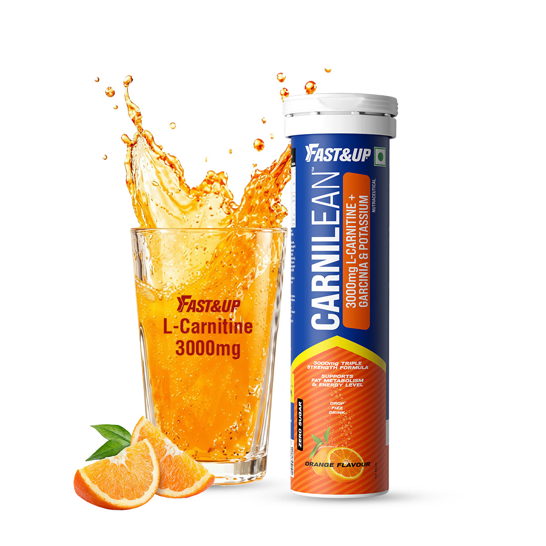 3000mg L-Carnitine for Weight Loss - Orange