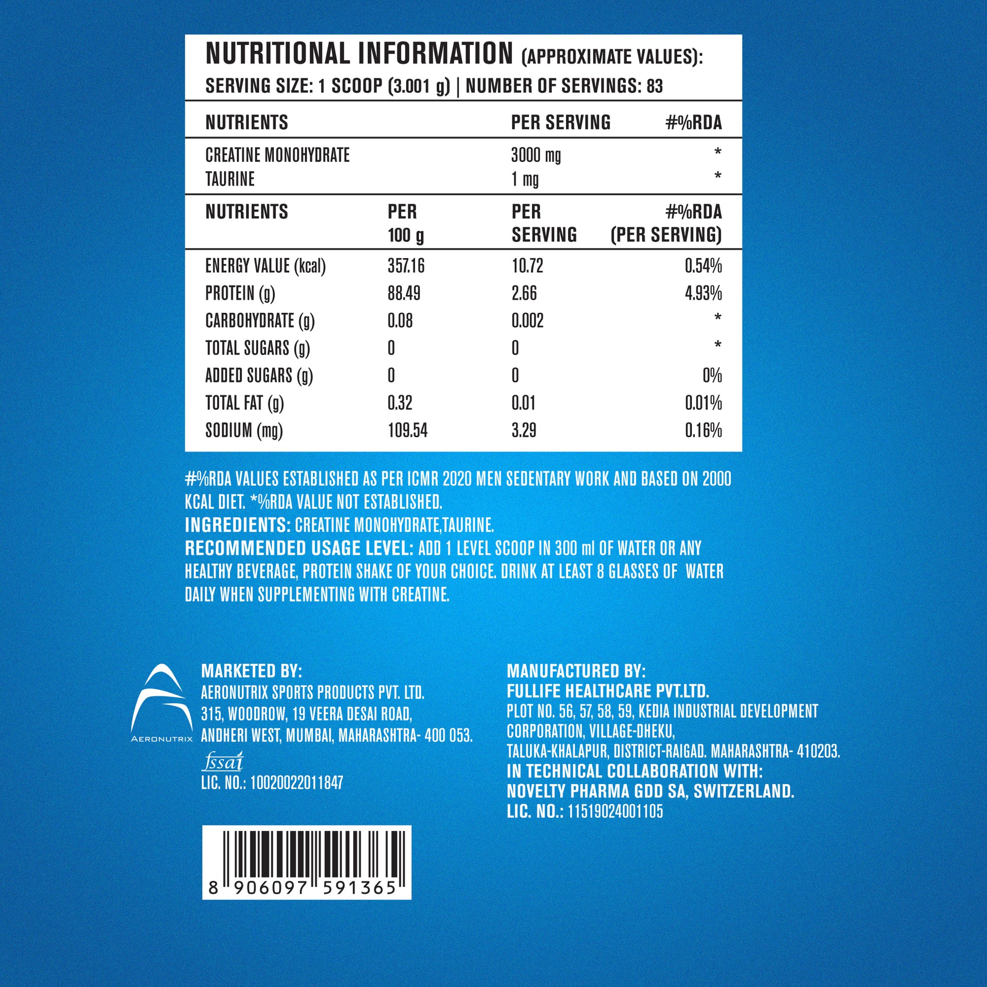 nutrition Information 