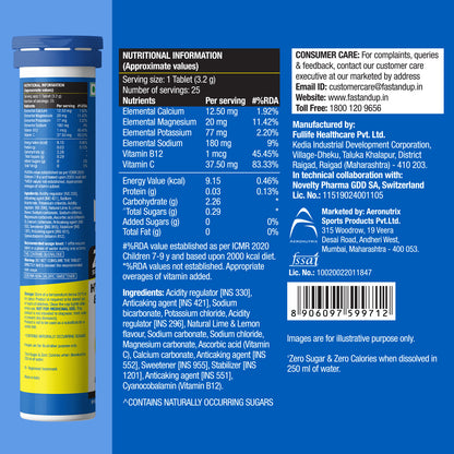 Reload Zero Instant Hydration Drink - Lime and Lemon